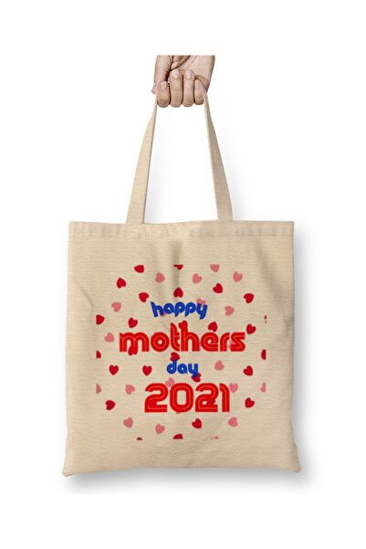 Baskı Dükkanı Srećan Dan majki 2021. Tkanina Torba Dugačka Sa ručkom
