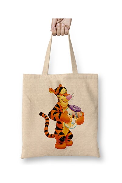 Baskı Dükkanı Winnie The Pooh Eeyore 011 υφασμάτινη τσάντα με μακριά λαβή