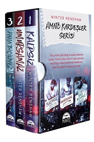 Martı Yayınları Amato Kardeşler Setisi Seti - 3 Kitap Takım