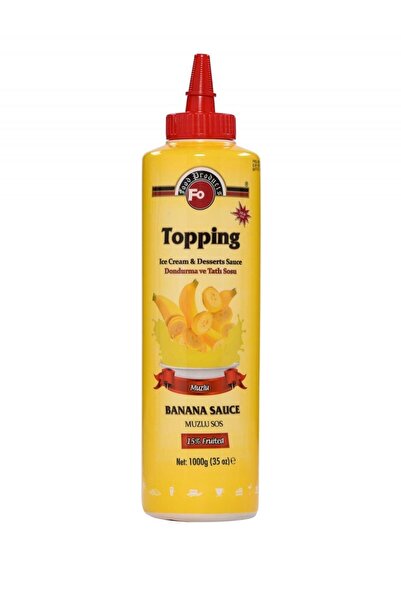 FO Muz Meyveli Topping ve Dondurma ve Tatlı Sosu 1000 G