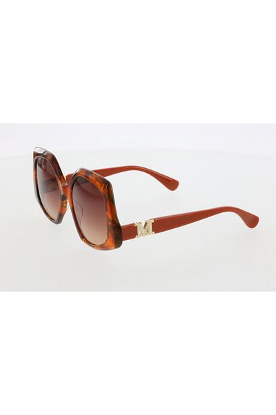 Maxmara Mm0012 56-20-140 Brown?Glassy Women's Sunglasses| 2022 Season Brown?Framed