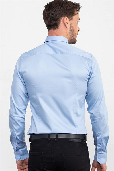 YNGMENCLASS CAMASA SLIM FIT SATIN CUT ITALIAN