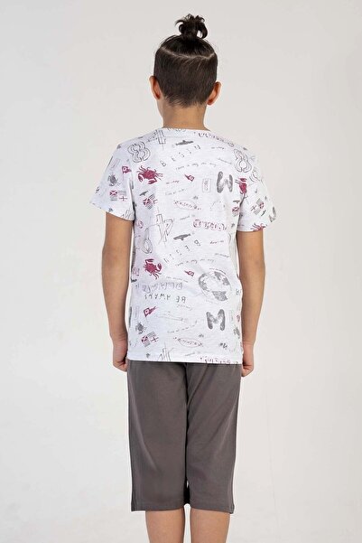 VİENETTA Set de pijamale capris cu maneca scurta pentru baieti