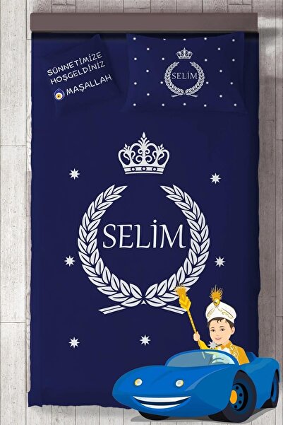 bebek_iklimi Isimli Sünnet Yatak Örtüsü - Yastık Kılıfı - Kırlent Kılıfı (DES...