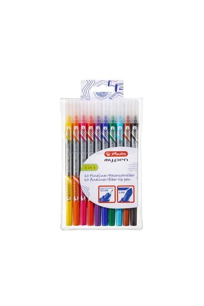 Herlitz Herlıtz 10'lu Fineliner Tükenmez Kalem