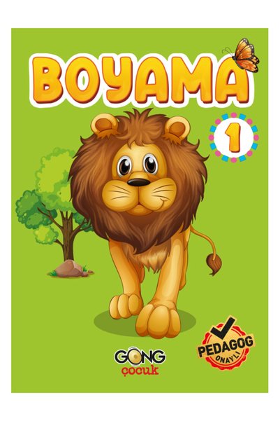 GONG YAYINCILIK Okul Öncesi Eğitici Etkinlikli Boyama Kitabı Seti 96 Sayfa+ Play Dough Oyun Hamuru