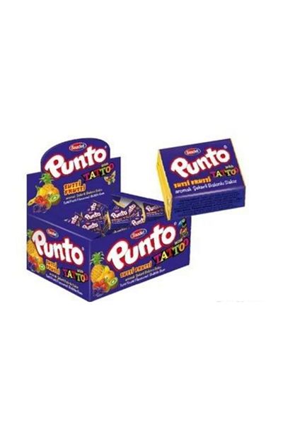 SAADET Fruit Flavored Punto Tutti Frutti Chewing Gum - 100 Pcs
