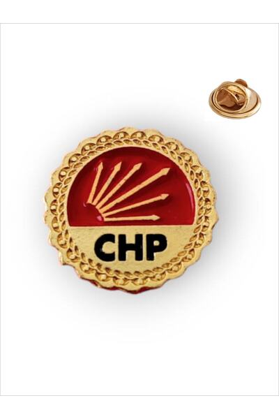 YÖRÜK TASARIM CHP ''Cumhuriyet Halk Partisi'' YAKA ROZETİ