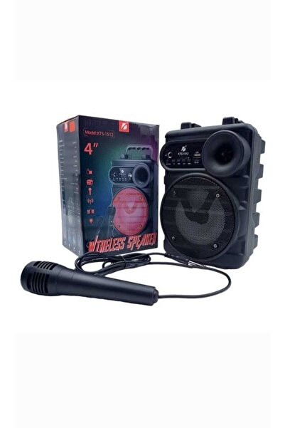 ÇEÇEN HOME 10w Seyyar Anfi El Mikrofonlu Bt/usb/sd Ledli Hoparlör Kts-1512