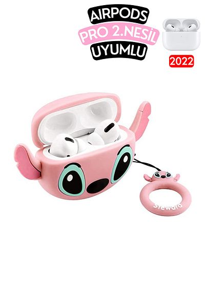 EWEC Pro 2Generation Compatible Pink Stitch Figured Cute Clasp Protective Headphone Case, Shock Absorbing Case