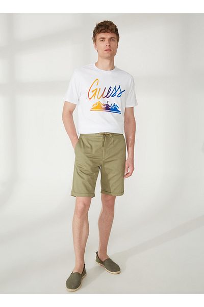 Lee Regular Fit Khaki Men's Shorts L231406801_chino Shorts