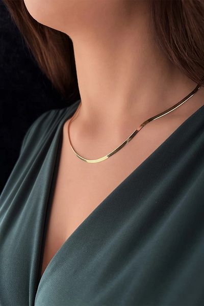 The Collection Tarnish-free Italian Model Women's Steel Crushing Chain
