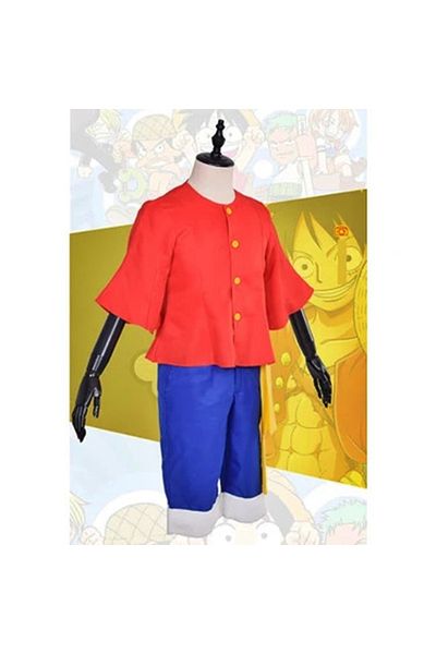 GALAXYBUTIQUE Anime One Piece Luffy Cosplay Costume