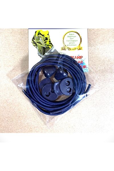 Mater 100 Cm Smart Sports Shoe Laces Flat Navy Blue