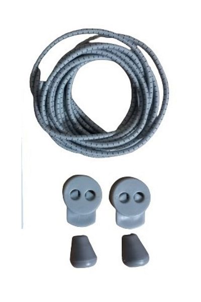 Mater 100 Cm Smart Sports Shoe Laces Gray