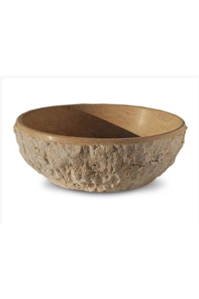 raymer Tezgah Üstü Dışı Eskıtme Traverten Mermer Lavabo