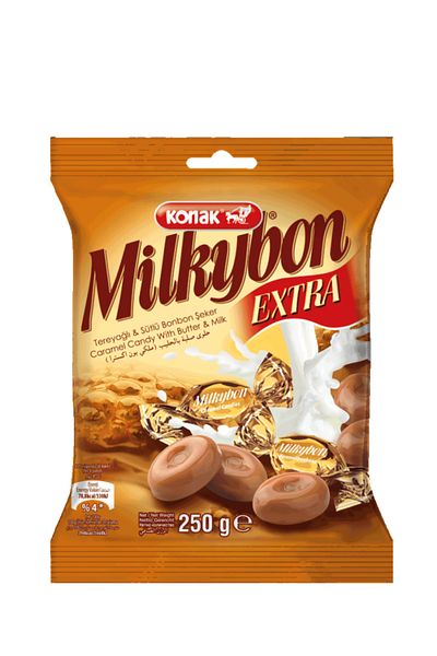 KONAK Milkybon Extra Extra - Milk and Butter 250 Gr Bonbon Candy