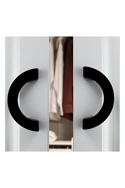 ARON (2 PCS) Nova Ay Handle (MATT BLACK) TV Unit Console Dresser Drawer Cabinet Door Handle