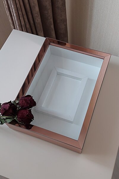 Verda Çerçeve إطار الذاكرة بتصميم صندوق الورد مع مصابيح LED مقاس 25 × 35 سم ب...