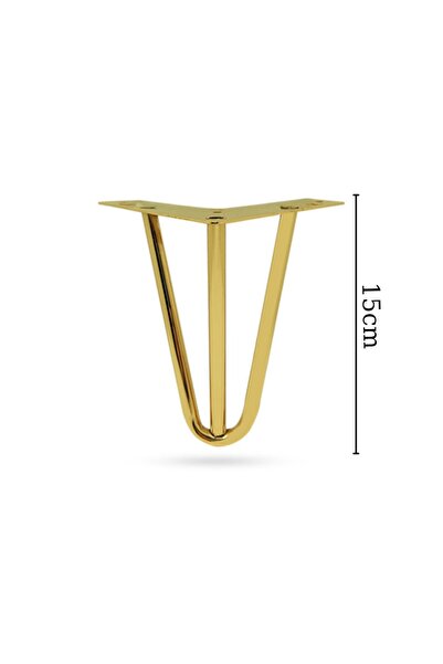 ARON (1 ADET) 15cm Martı Ayak Altın Tv Ünite Konsol Şifonyer Kanepe Koltuk Do...