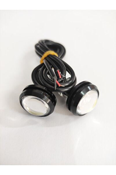 REPLAX Kartal Göz 12v Ayna Altı Led Lamba 22 Mm Beyaz 2 Li Cob Led
