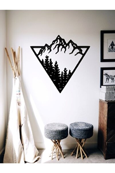 KLES Munte Natură Pictură Munte în Triunghi Decorare Cameră Birou