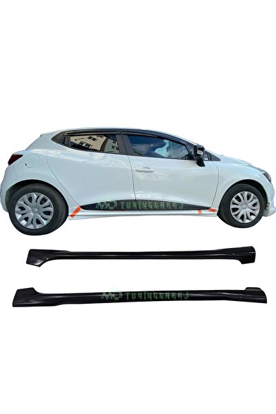 mdtuninggaraj Renault Clio 4 2012-2019 Uyumlu  Boyasız Plastik R Marşpiyel Ta...