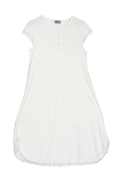 BSM Women's Short Sleeve Maternity Maternity Nightgown