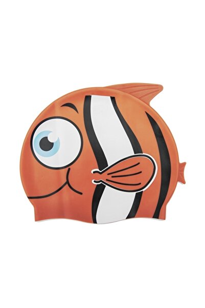 BESTWAY Children's Swimming Cap Fish Figured Pool Cap Latex Free Silicone Cap...