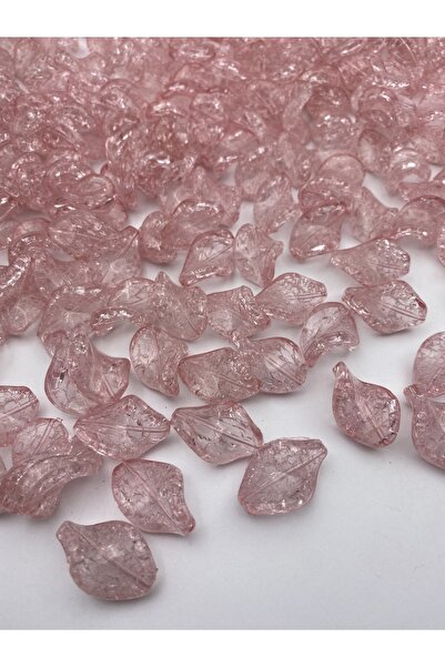 Hedef Bijuteri اللون الوردي نموذج منحني خرز أكريليك بلوري متصدع، صناعة المجوه...