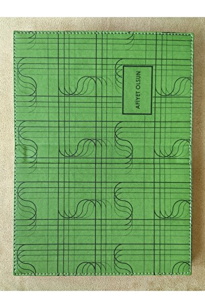 ankara menü (1 piece) 13x21 Box, Leather Account Receipt Pad, Printed Change Box, Ticket