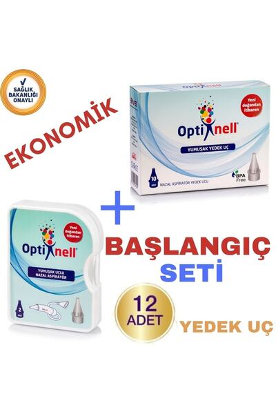 Bebek Burun Aspiratörü Başlangıç Seti Yedek Uç Aspiratör Otribebe Uyumlu 07/2029