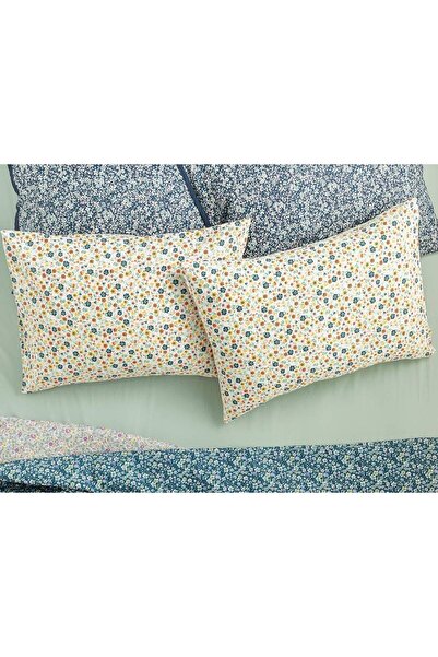 English Home Flower Shadow Kolay Ütülenir 2'li Yastık Kılıfı 50x70 Cm Yeşil