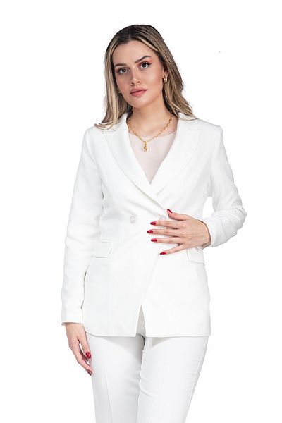 DEFİLE LUX BLAZER SET ECRU- ZIMA SERIES