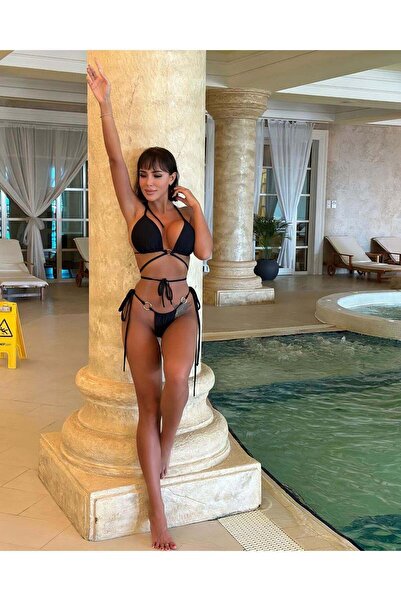 BF Bikini Fashion Δαχτυλίδι Λεπτομερές Σετ μπικίνι