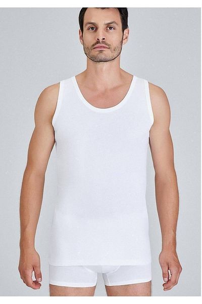 Kom Men's Undershirt White Xl New Season (2 Economical Package)