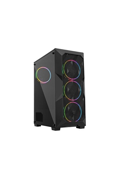 GAMEFORCE Cold 6x120mm Rgb Kumanda Ve Kontrolcü Fanlı Oyuncu Bilgisayar Kasası