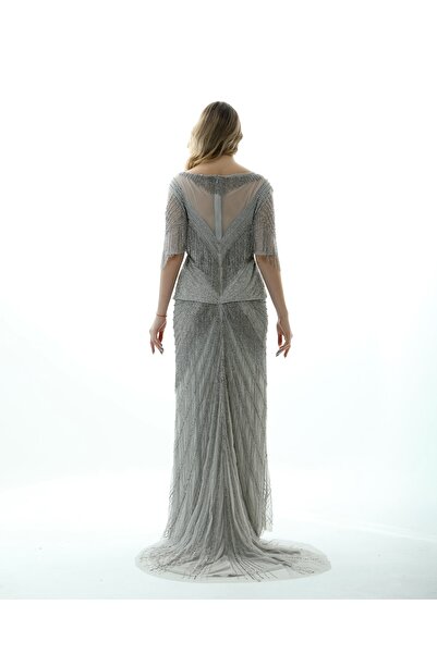 GATSBYLADY LONDON Lina El İşlemeli Taş Püsküllü Elbise