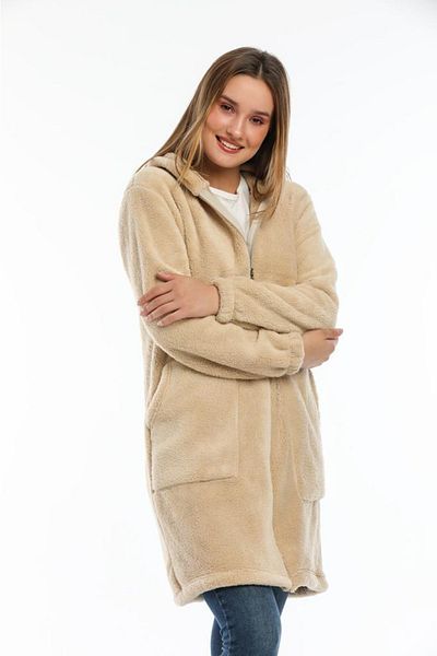 MODA VUSLAT Stone Color Long Cardigan