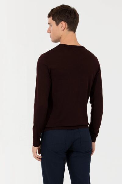 Pierre Cardin Bordo Regular Fit Basic Kazak