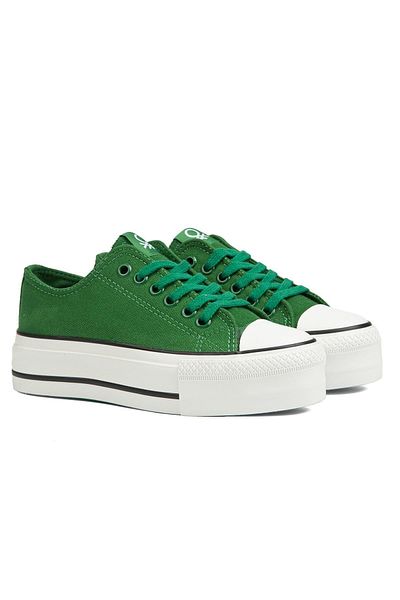 Benetton ®| Bn-30935 - أخضر - حذاء رياضي نسائي