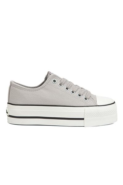 Benetton ® |   Bn-30935 - Gri - Pantofi sport dama