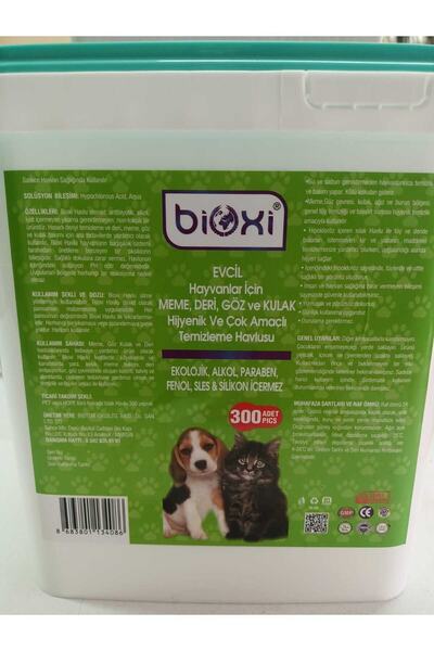 Bioxi Evcil Hayvanlar İçin Mendil BİOXİ MENDİL