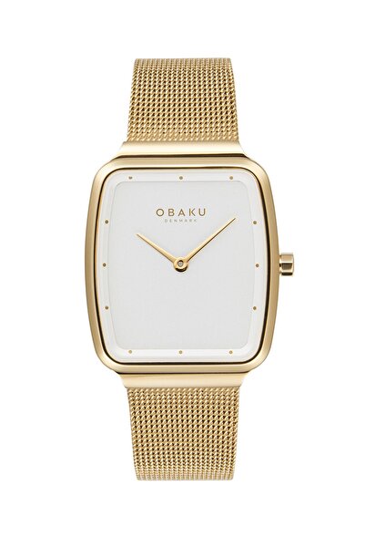 Obaku Denmark ساعة يد نسائية V267lxgımg من الفولاذ المقاوم للصدأ تيم ليل 27 م...