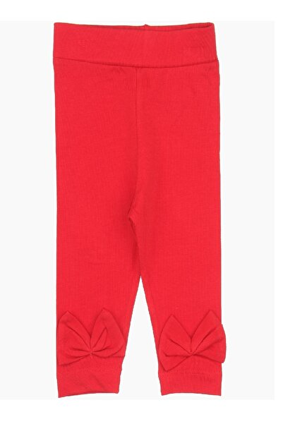 DİNAMİK Kız Çocuk Paçası Fiyonklu Tayt