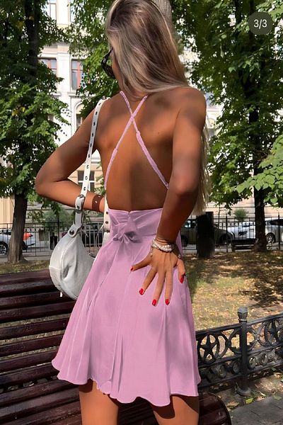 Fashiontayt ROCHIE DE SATIN CU FERMOARE ASCUNSĂ CU DECLECTARE ÎN SPATE