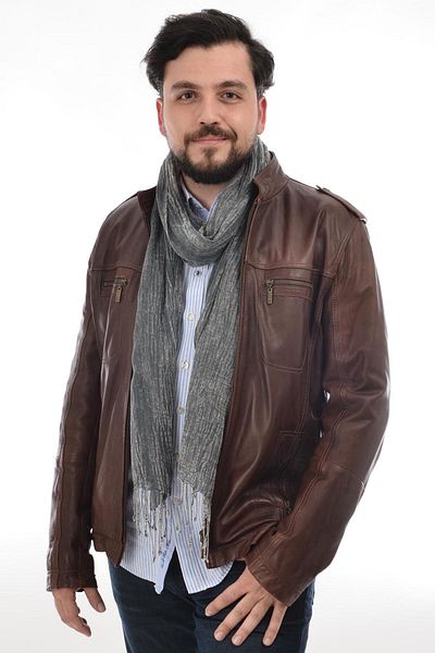 Dosimira Denim Anthracite Men's Scarf