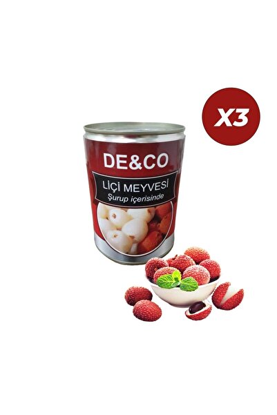 DECO Lychee / Liçi Meyvesi 567 gr 3 Adet