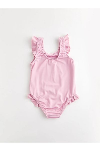 LC Waikiki Bedruckter Badeanzug für Babys mit Rundhalsausschnitt