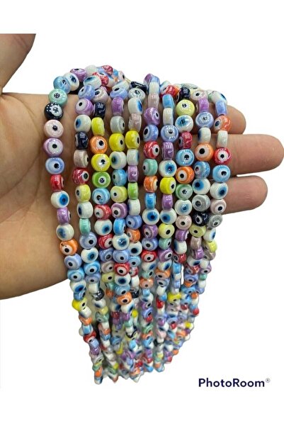 ella'nın çarşısı Mărgea din ceramică cu ochiul rău. 8 mm. Materiale pentru co...